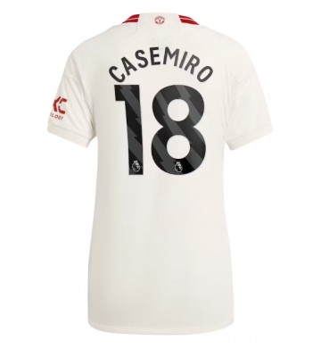 Manchester United Casemiro #18 Tercera Equipación Mujer 2023-24 Manga Corta